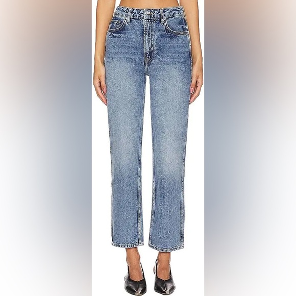 Anine Bing Vin Straight Leg Jean 26 - Picture 2 of 14